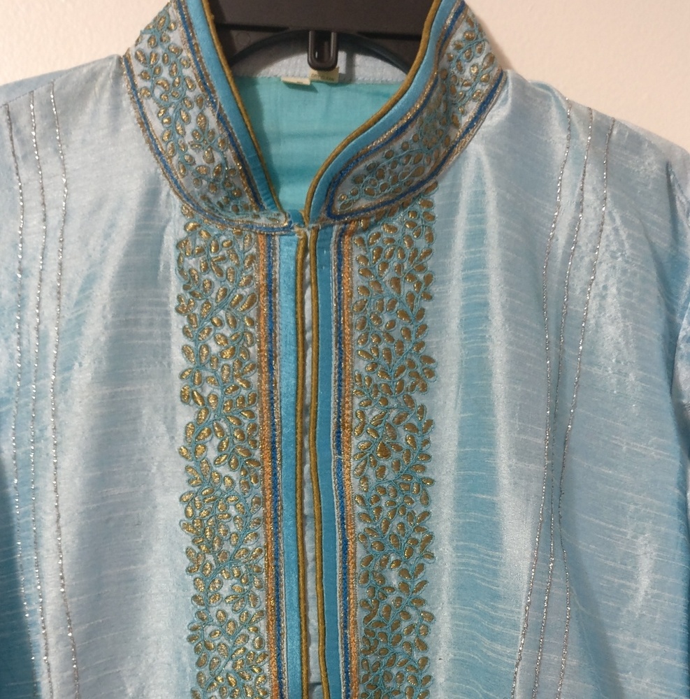 Blue mens punjabi